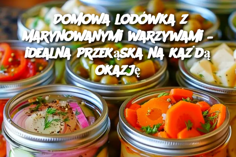 Domowa lodówka z marynowanymi warzywami – idealna przekąska na każdą okazję