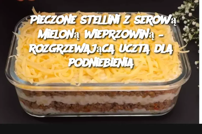 Pieczone stellini z serową mieloną wieprzowiną – rozgrzewająca uczta dla podniebienia