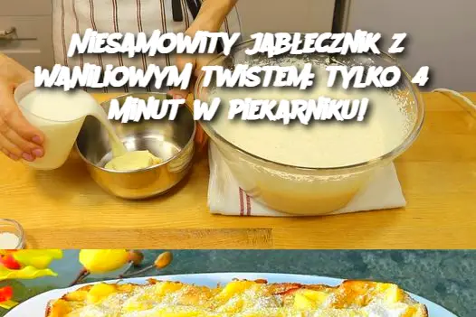 Niesamowity jabłecznik z waniliowym twistem: tylko 45 minut w piekarniku!