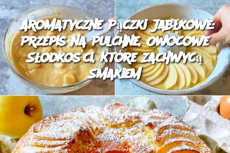 Aromatyczne Pączki Jabłkowe: Przepis na Pulchne, Owocowe Słodkości, Które Zachwycą Smakiem