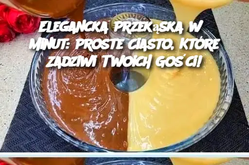 Elegancka Przekąska w 5 Minut: Proste Ciasto, Które Zadziwi Twoich Gości!