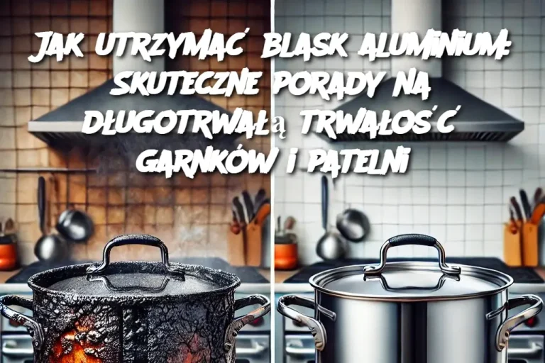 Jak utrzymać blask aluminium: Skuteczne porady na długotrwałą trwałość garnków i patelni