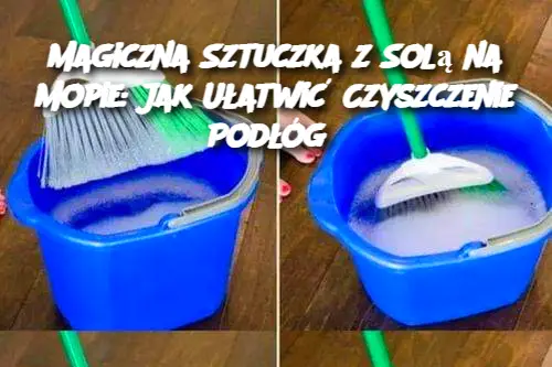 Magiczna Sztuczka z Solą na Mopie: Jak Ułatwić Czyszczenie Podłóg?