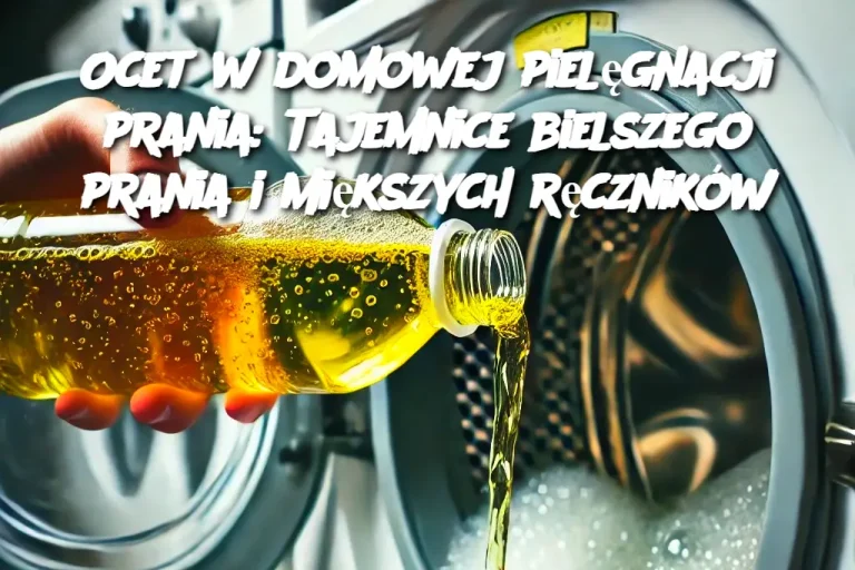 Ocet w domowej pielęgnacji prania: Tajemnice bielszego prania i miększych ręczników