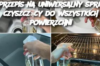 Przepis na uniwersalny spray czyszczący do wszystkich powierzchni